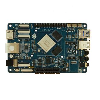 A PINE64 ROCKPro64.
